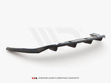 MAXTON DESIGN Central Rear Splitter (Vertical Bars) Audi Q4 e-Tron Sportback Mk1