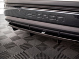 Rear Splitter (Vertical Bars) compatible with Audi Q4 e-tron Sportback S Line Mk1