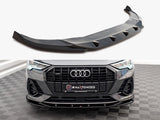 Front Splitter V.3 compatible with Audi Q3 Sportback / SUV S Line F3