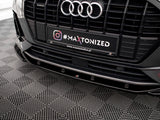 Front Splitter V.3 compatible with Audi Q3 Sportback / SUV S Line F3