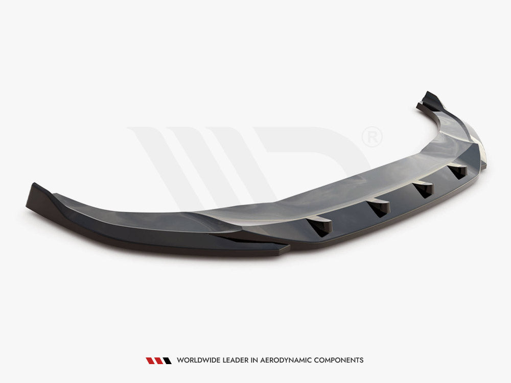 Front Splitter V.3 compatible with Audi Q3 Sportback / SUV S Line F3