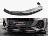 Front Splitter V.4 compatible with Audi Q3 Sportback / SUV S Line F3