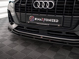 Front Splitter V.4 compatible with Audi Q3 Sportback / SUV S Line F3