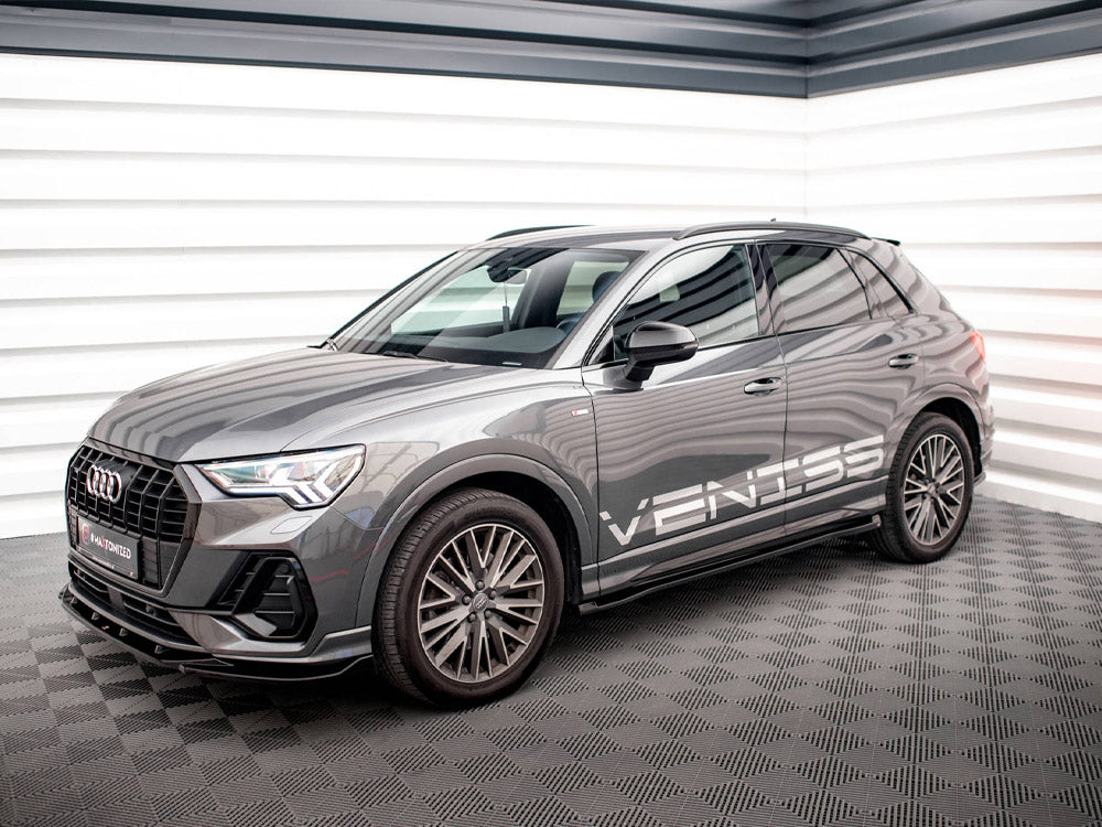 Side Skirts Diffusers V.1 compatible with Audi Q3 S Line / RS Q3 F3