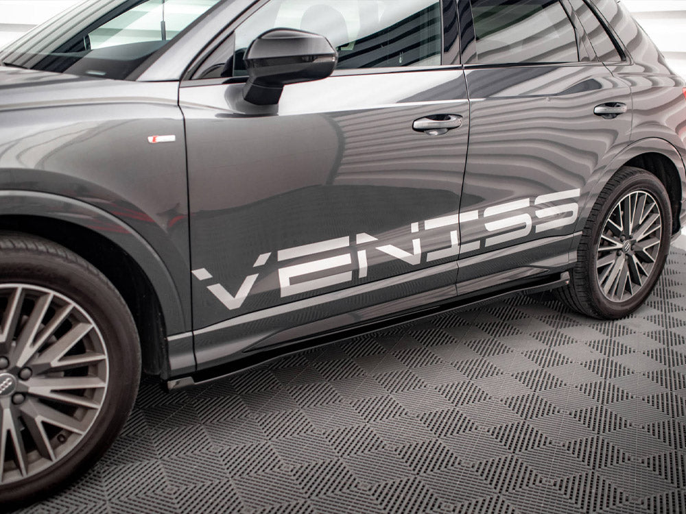 Side Skirts Diffusers V.1 compatible with Audi Q3 S Line / RS Q3 F3
