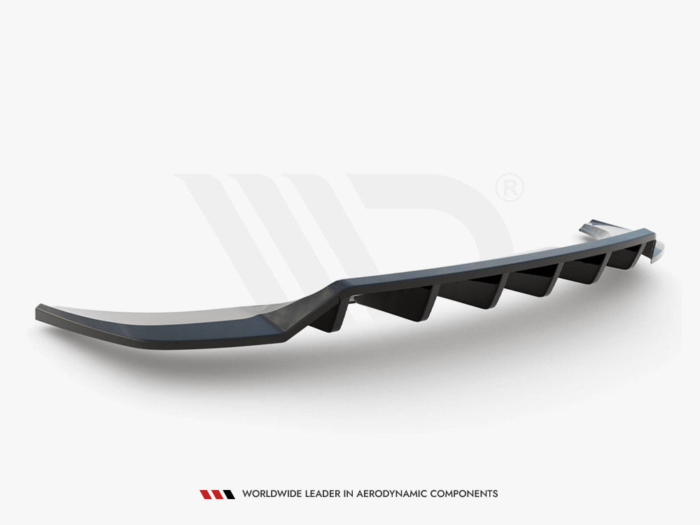 Rear Splitter (Vertical Bars) compatible with Audi Q3 S Line SUV F3
