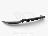 MAXTON DESIGN Central Rear Splitter (Vertical Bars) Audi Q3 S-Line F3