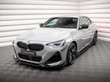 Front Splitter V.2 + Flaps compatible with BMW 2 Coupe M-Pack / M240i G42