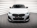 Front Splitter V.2 + Flaps compatible with BMW 2 Coupe M-Pack / M240i G42