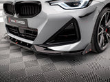 Front Splitter V.2 + Flaps compatible with BMW 2 Coupe M-Pack / M240i G42