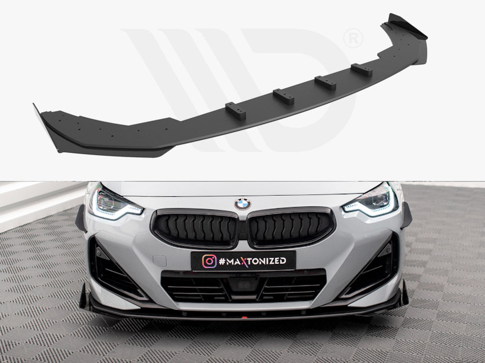 Street PRO Front Splitter + Flaps BMW 2 Coupe M-Pack / M240i G42