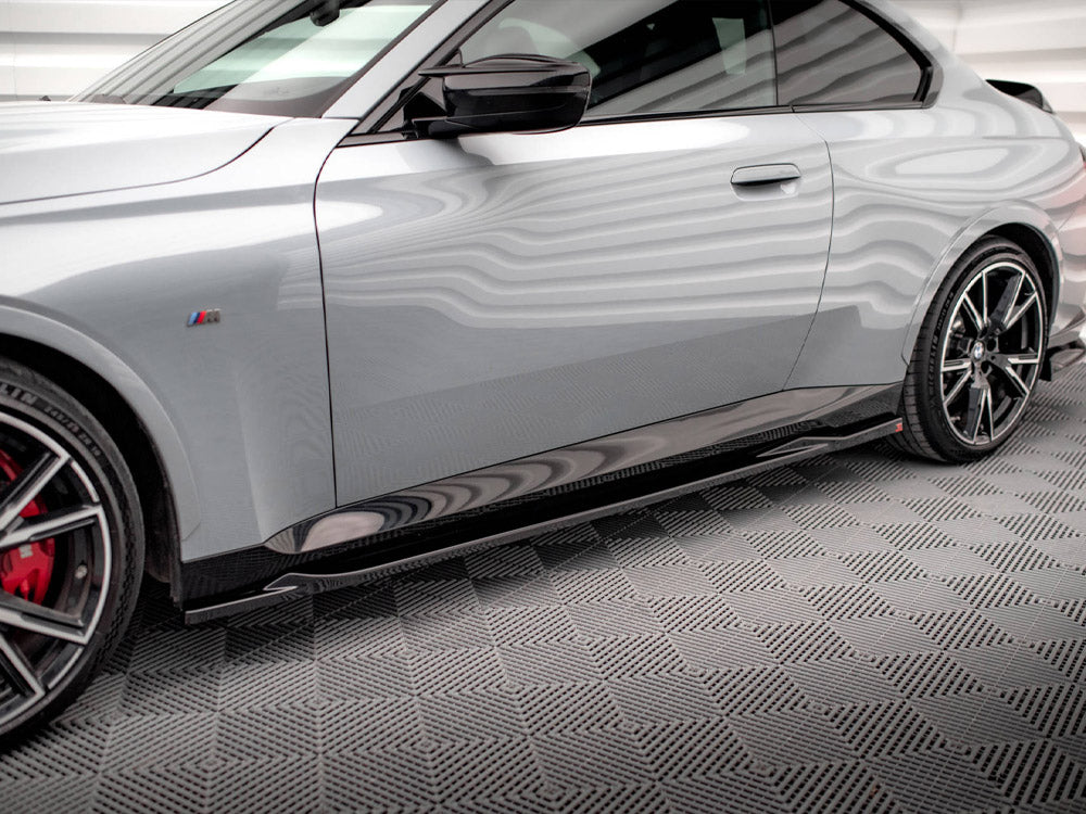 Side Skirts Diffusers V.2 compatible with BMW 2 Coupe M-Pack / M240i G42