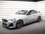 Street PRO Side Skirts Diffusers compatible with BMW 2 Coupe M-Pack / M240i G42