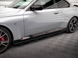 Street PRO Side Skirts Diffusers compatible with BMW 2 Coupe M-Pack / M240i G42