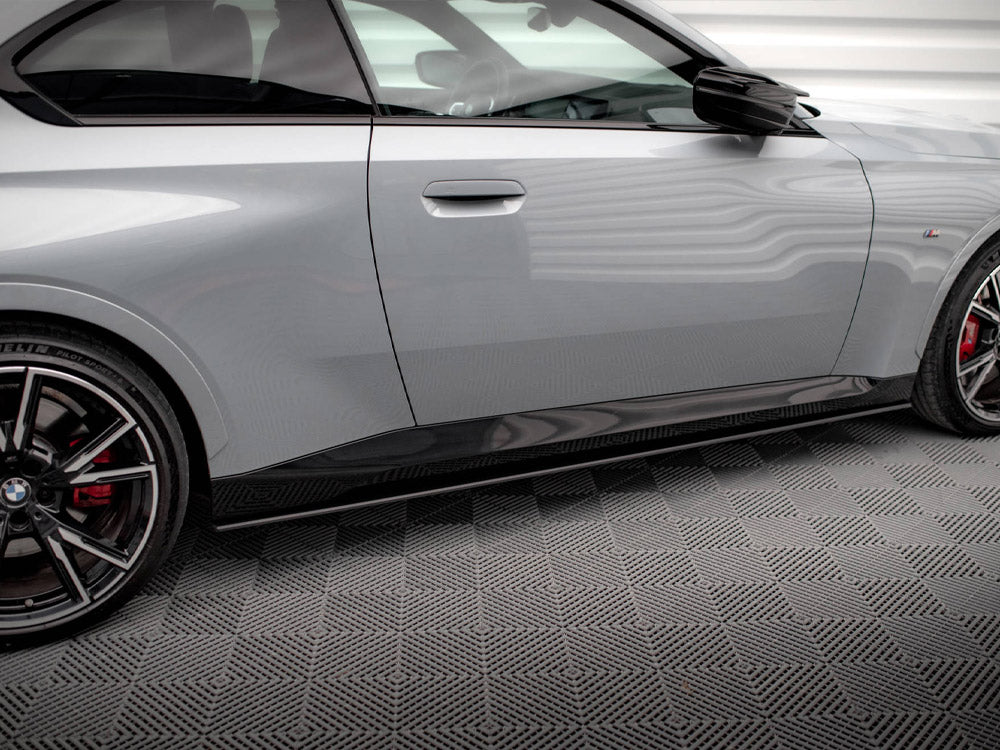 Street PRO Side Skirts Diffusers compatible with BMW 2 Coupe M-Pack / M240i G42
