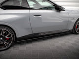 Street PRO Side Skirts Diffusers compatible with BMW 2 Coupe M-Pack / M240i G42