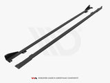 Street PRO Side Skirts Diffusers + Flaps compatible with BMW 2 Coupe M-Pack / M240i G42