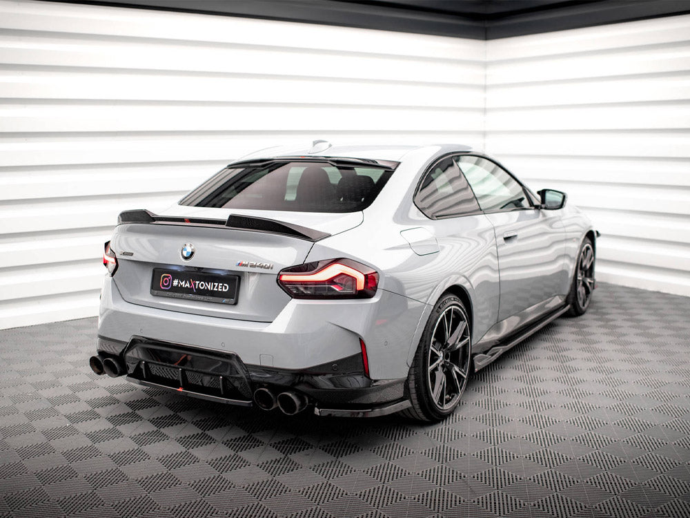 Rear Side Splitters V.2 compatible with BMW 2 Coupe M240i G42