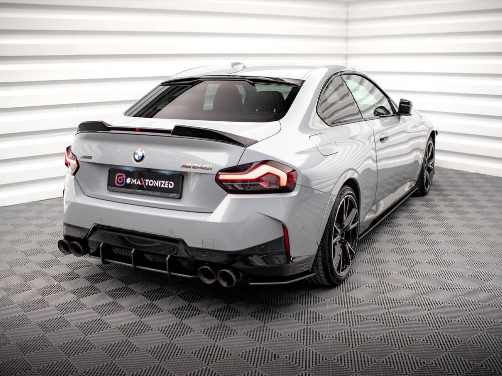 Street Pro Rear Side Splitters compatible with BMW 2 Coupe M240i G42