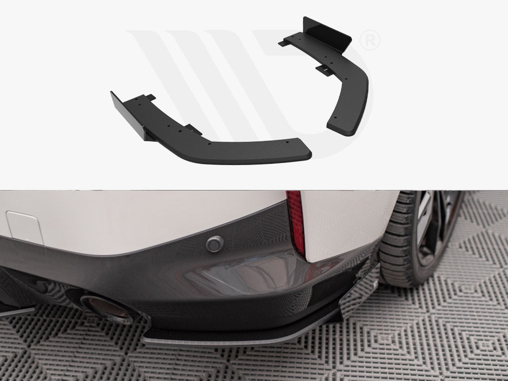 Street Pro Rear Side Splitters + Flaps BMW 2 Coupe M-Pack G42
