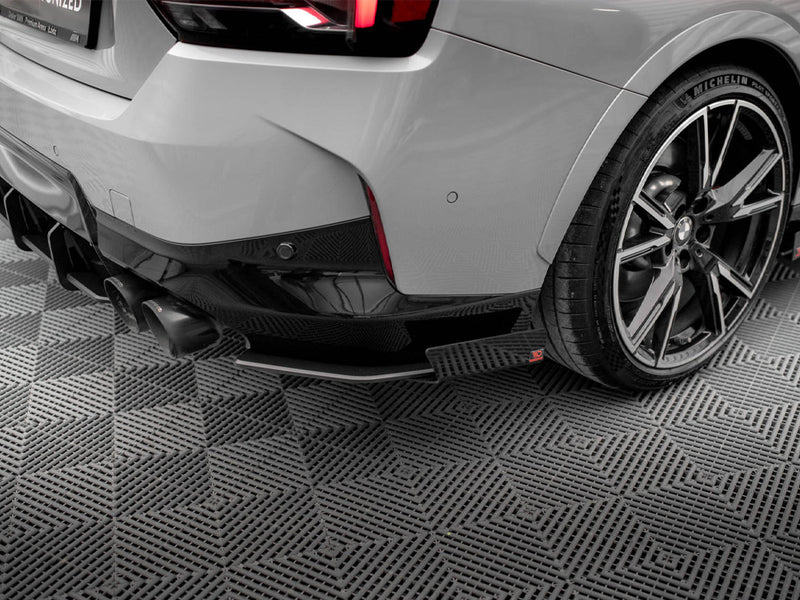 Street Pro Rear Side Splitters + Flaps BMW 2 Coupe M240i G42