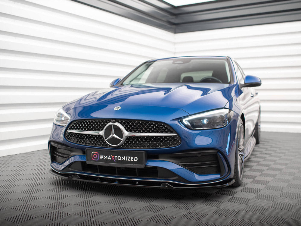 Front Splitter V.1 compatible with Mercedes-Benz C AMG Line / 43 AMG W206