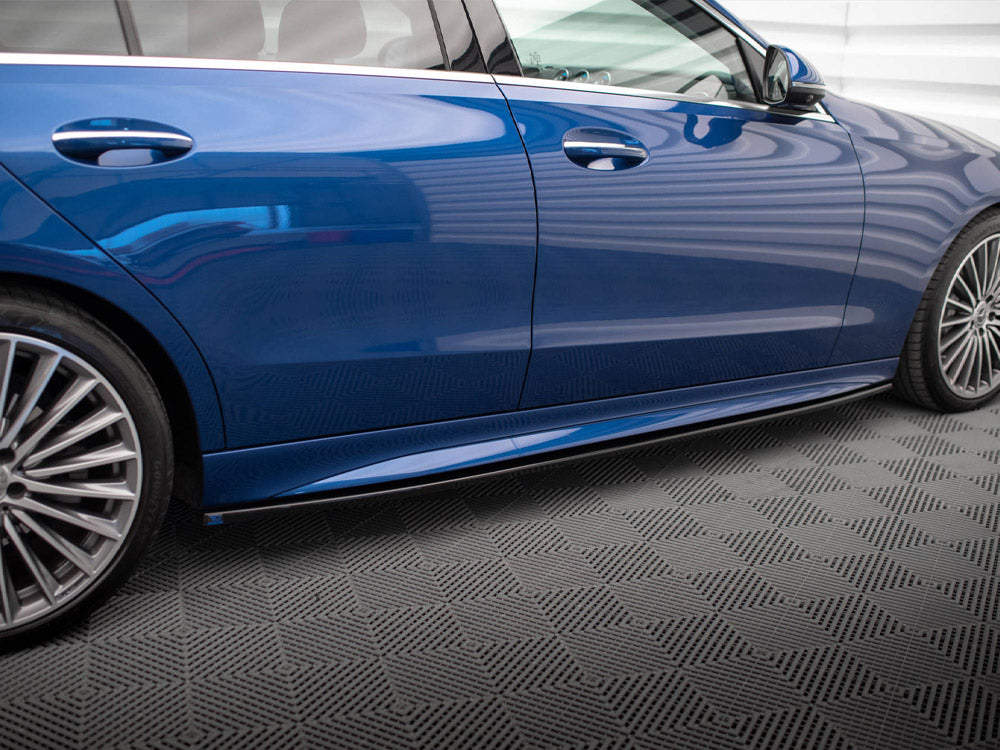 Side Skirts Diffusers compatible with Mercedes-Benz C AMG Line / 43 AMG W206
