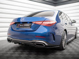MAXTON DESIGN Central Rear Splitter (Vertical Bars) Mercedes C AMG-Line W206