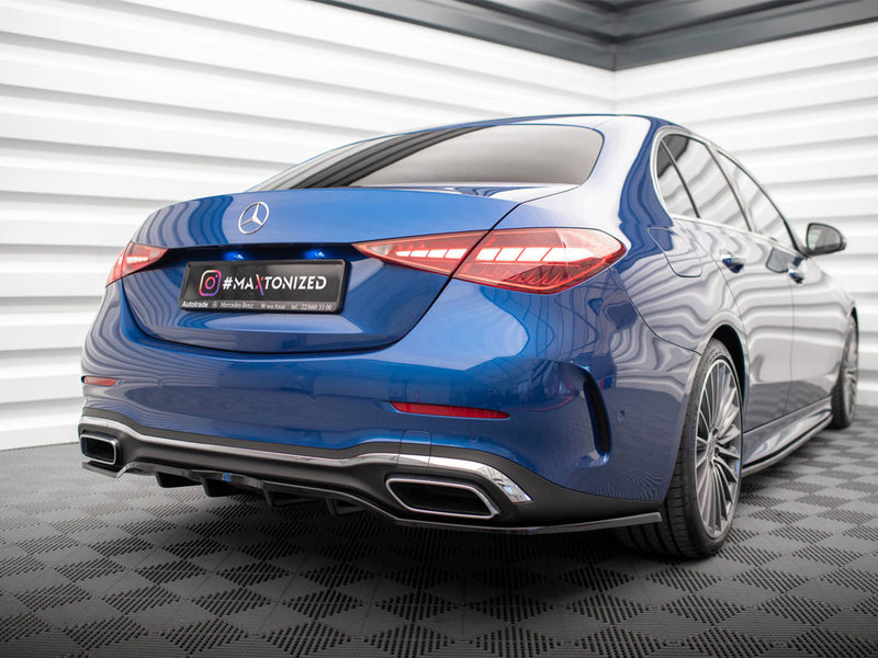 MAXTON DESIGN Central Rear Splitter (Vertical Bars) Mercedes C AMG-Line W206