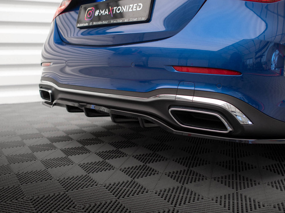 MAXTON DESIGN Central Rear Splitter (Vertical Bars) Mercedes C AMG-Line W206