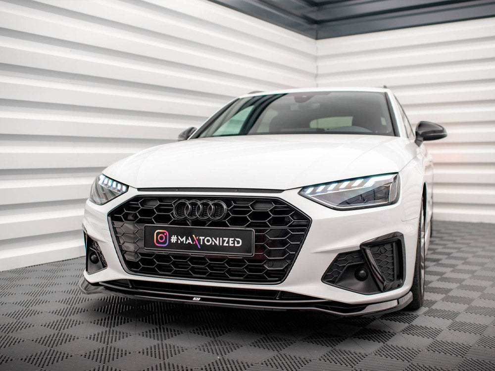 Front Splitter V.2 compatible with Audi A4 S Line / S4 B9 Facelift