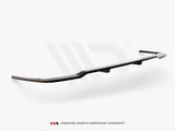 MAXTON DESIGN Central Rear Splitter (Vertical Bars) Audi A4 S-Line B9 Facelift