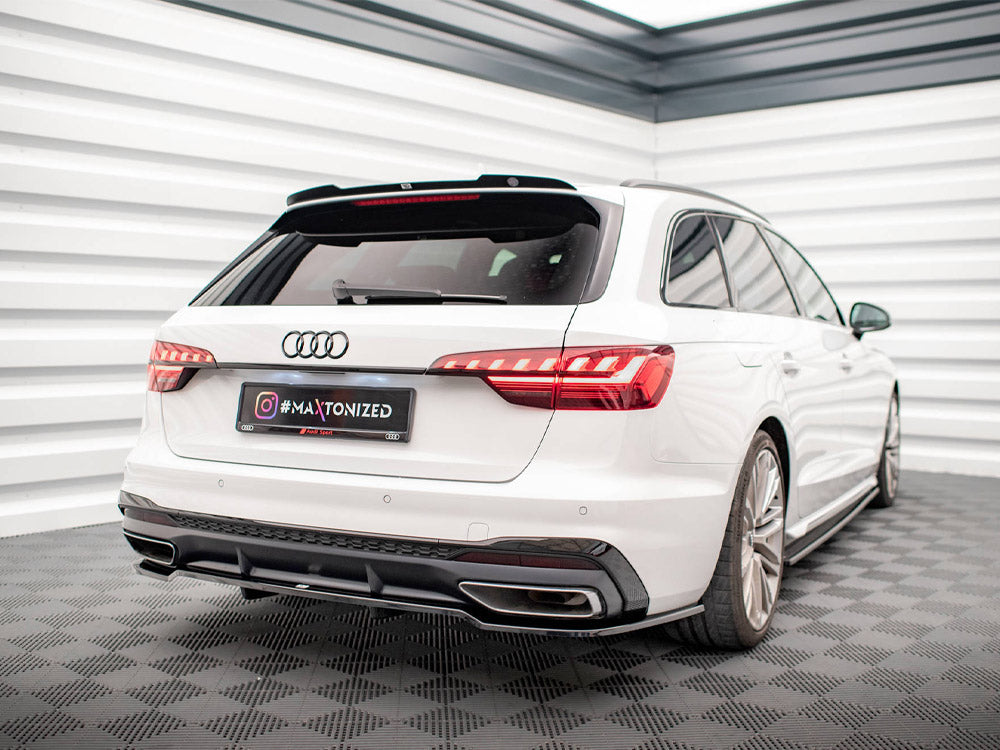 Rear Splitter (Vertical Bars) V.1 compatible with Audi A4 S Line B9 Facelift