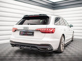 Rear Splitter (Vertical Bars) V.1 compatible with Audi A4 S Line B9 Facelift