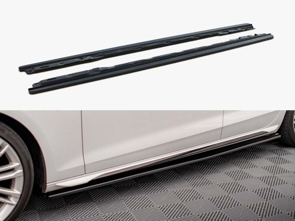 Side Skirts Diffusers compatible with Audi S4 / A4 S Line / A4 Competiton B9