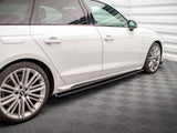 Side Skirts Diffusers compatible with Audi S4 / A4 S Line / A4 Competiton B9