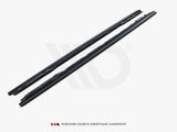 Side Skirts Diffusers compatible with Audi S4 / A4 S Line / A4 Competiton B9