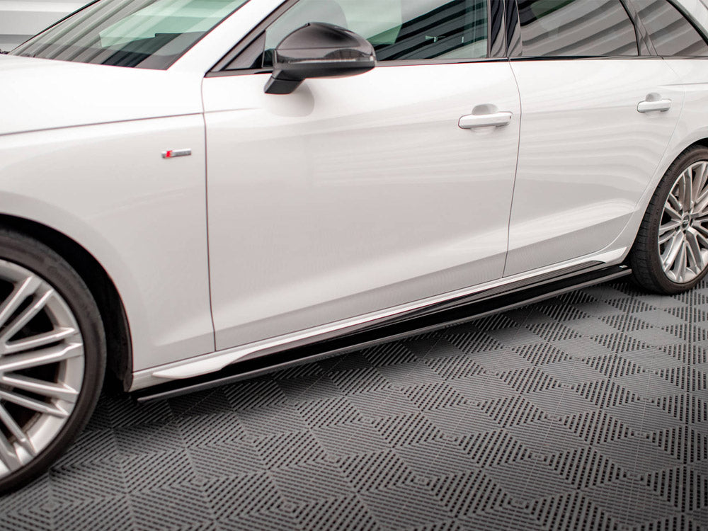 Side Skirts Diffusers compatible with Audi S4 / A4 S Line / A4 Competiton B9
