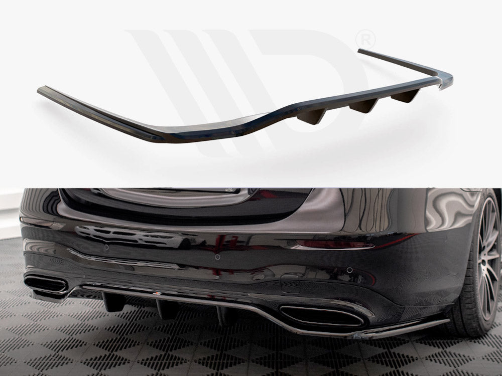 MAXTON DESIGN Central Rear Splitter (Vertical Bars) Mercedes S AMG-Line W223