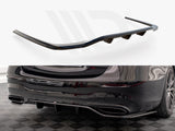 MAXTON DESIGN Central Rear Splitter (Vertical Bars) Mercedes S AMG-Line W223
