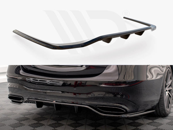 MAXTON DESIGN Central Rear Splitter (Vertical Bars) Mercedes S AMG-Line W223