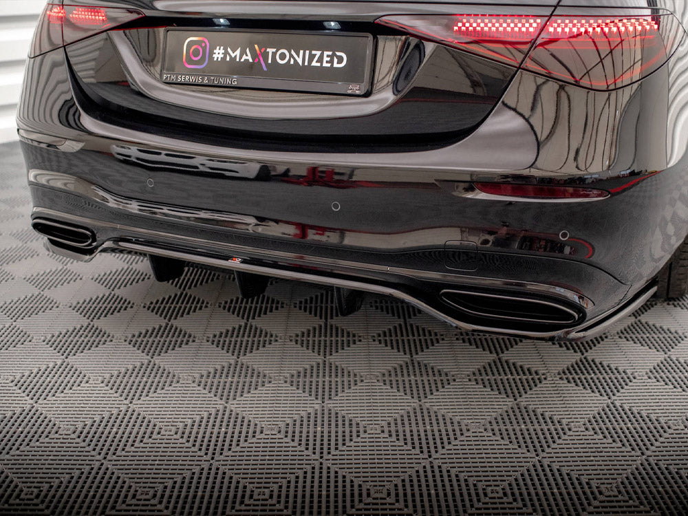 MAXTON DESIGN Central Rear Splitter (Vertical Bars) Mercedes S AMG-Line W223