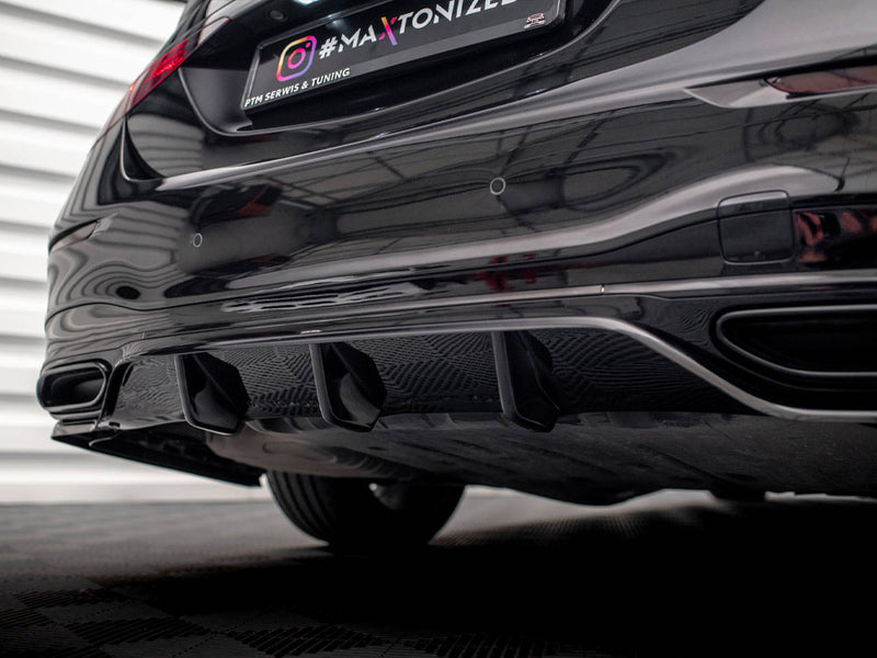 MAXTON DESIGN Central Rear Splitter (Vertical Bars) Mercedes S AMG-Line W223