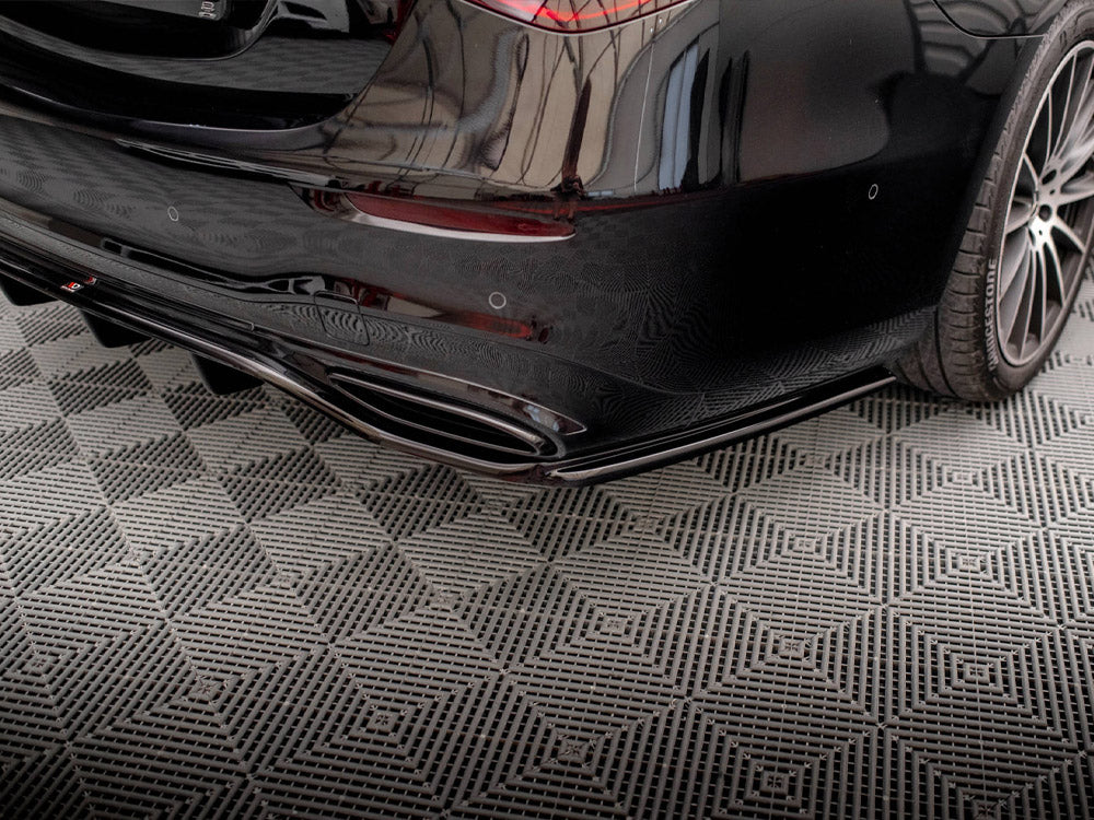 MAXTON DESIGN Central Rear Splitter (Vertical Bars) Mercedes S AMG-Line W223