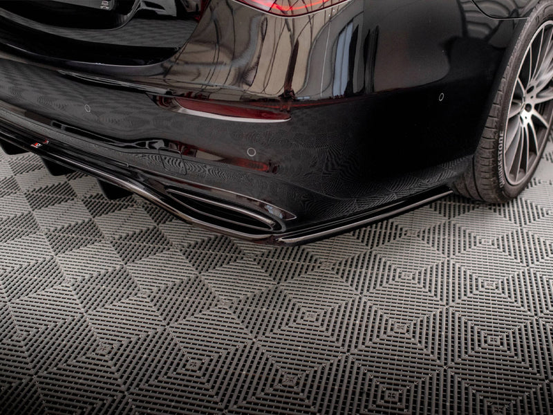MAXTON DESIGN Central Rear Splitter (Vertical Bars) Mercedes S AMG-Line W223