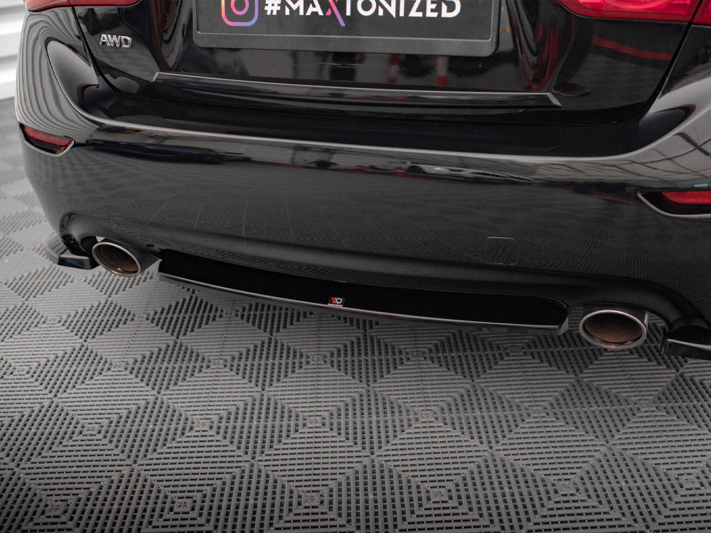 MAXTON DESIGN Central Rear Splitter Infiniti Q50 S Mk1