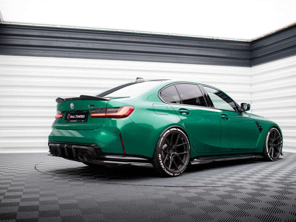 MAXTON DESIGN Carbon Fiber Rear Side Splitters BMW M3 G80