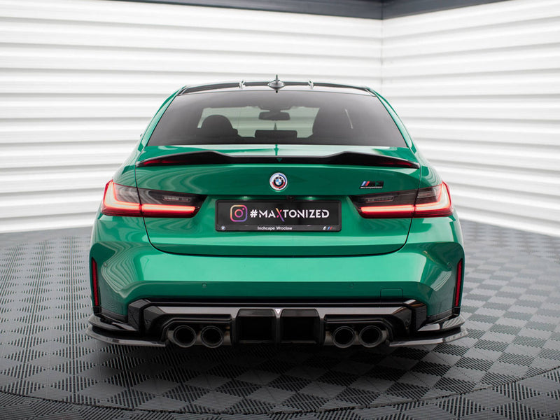 MAXTON DESIGN Carbon Fiber Rear Side Splitters BMW M3 G80