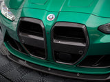 MAXTON DESIGN Carbon Fiber Front Grill + License Plate Holder Base BMW M4 G82 / M3 G80