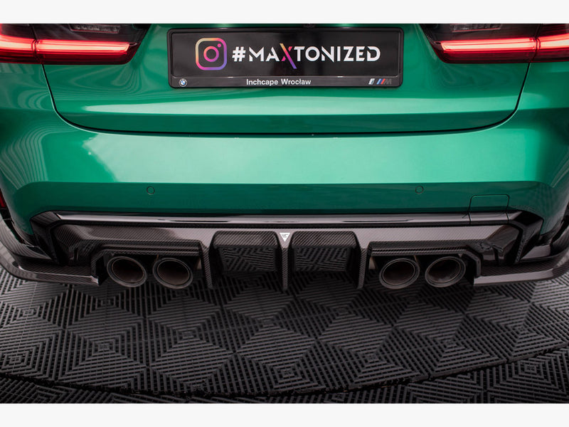 MAXTON DESIGN Carbon Fiber Rear Diffuser BMW M4 G82 / M3 G80